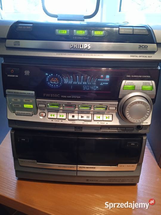 Miniwieża PHILIPS lata 90te dolnośląskie Wrocław