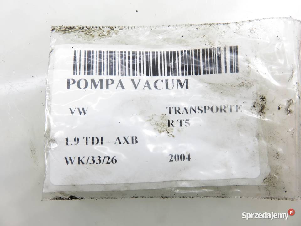 POMPA VACUM VW TRANSPORTER T5 19 TDI 038145209P