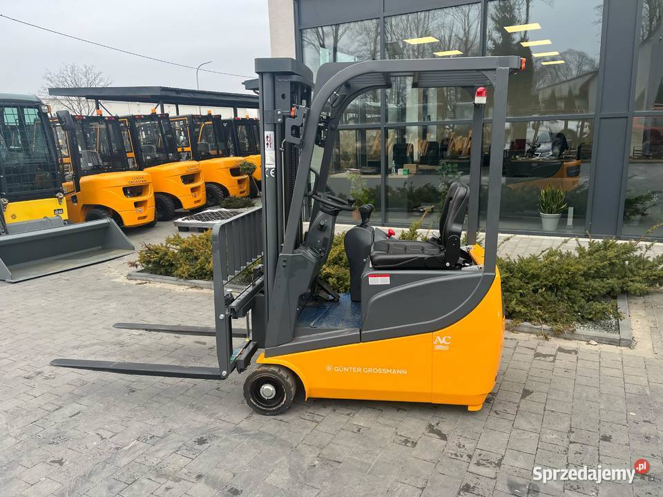 Nowy elektryczny wózek widłowy trójkołowy 15T elektryczny Gdynia