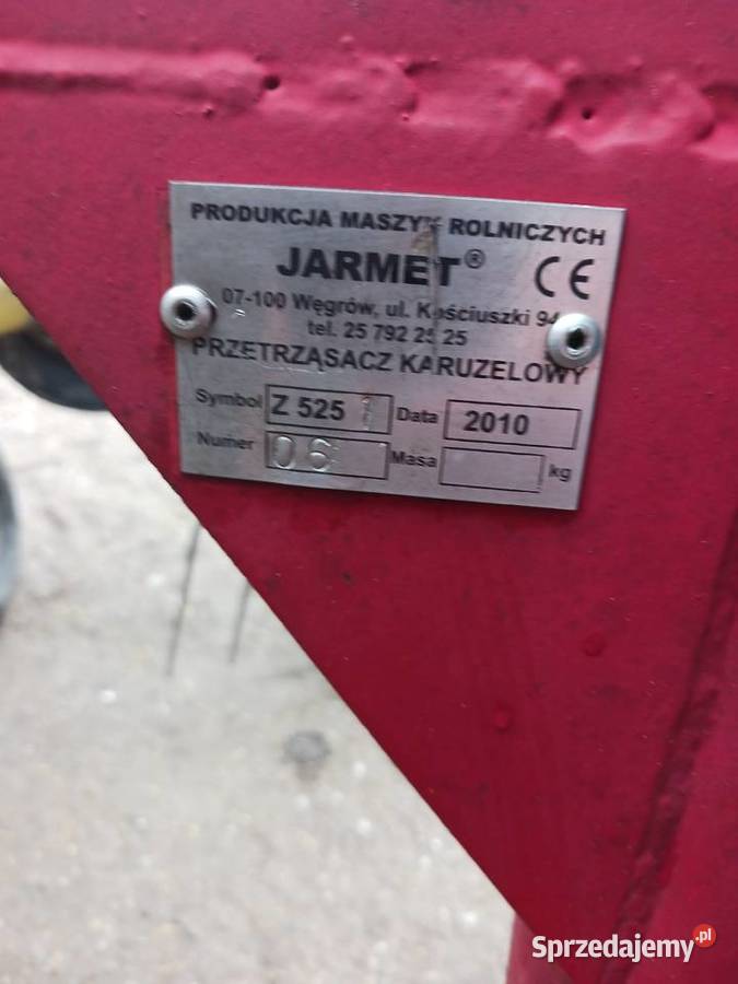 Przewracarka do siana Jar-Met Z525 Szczuczyn - Sprzedajemy.pl