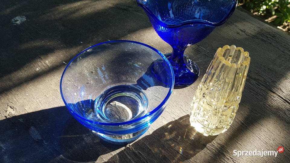 Szkło wazon owocarka miseczka śląskie Myszków sprzedam