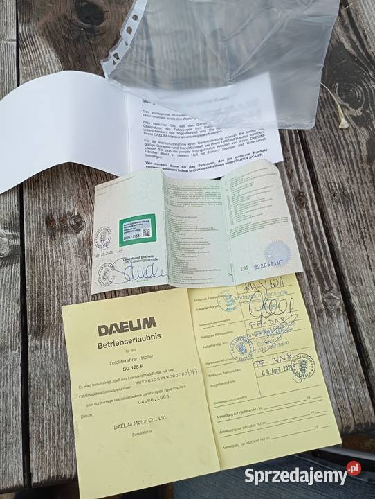 Skuter Daelim 125 stan bsilnik z kołem i Rabka-Zdrój