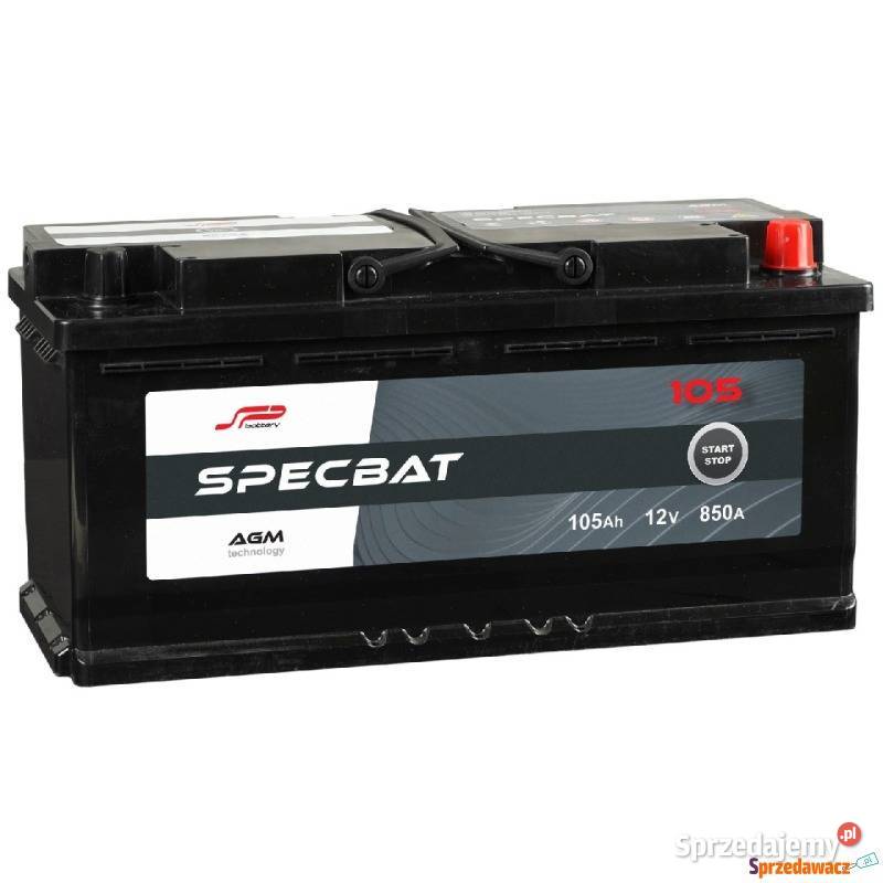 Akumulator Specbat AGM StartStop 105Ah 850A podlaskie