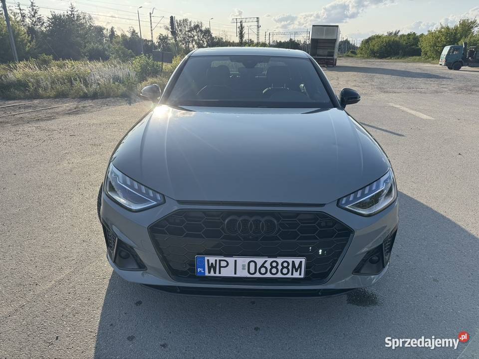 Audi A4 B9 FL 20 TFSI 265 SLine Kamery 360 światła przeciwmgielne Piaseczno sprzedam