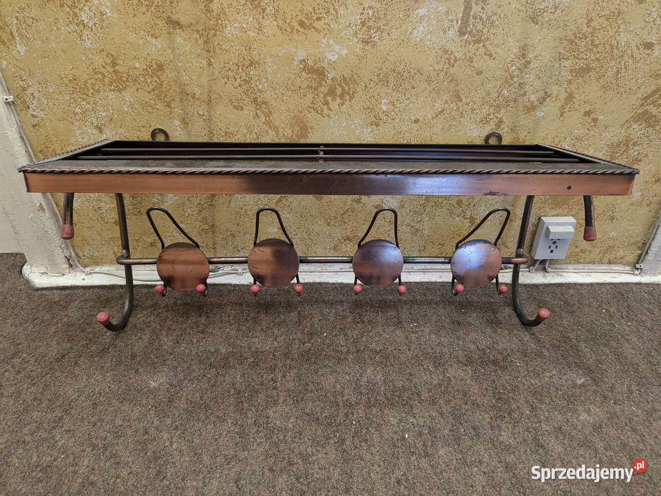 Wieszak przedpokój ręcznie robiony barwa Łódź