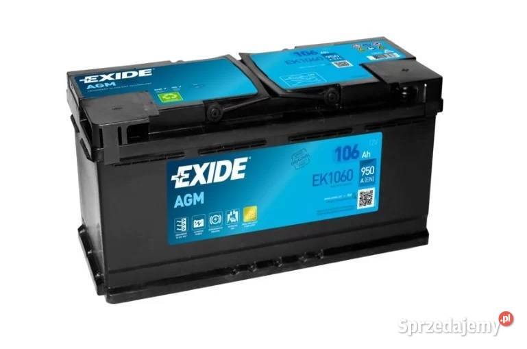 Akumulator EXIDE AGM STARTSTOP EK1060 106Ah 950A Chełm