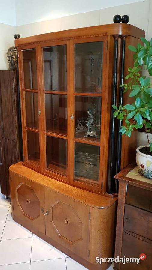 Serwantka witryna Art Deco Kraków Galicja przed