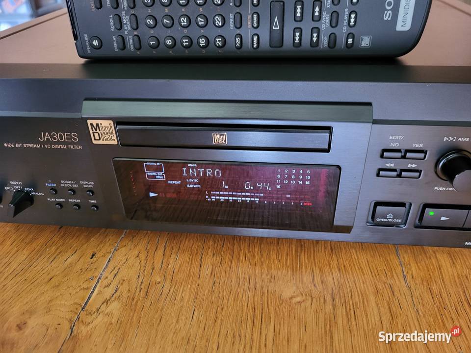 Minidisc Sony MDSJA 30 ES mini disc w świetnym Ostrzeszów