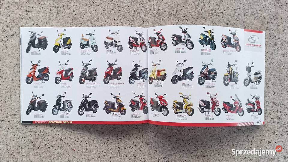 BENZHOU Motorcycle Broszura Prospekt Bytom sprzedam