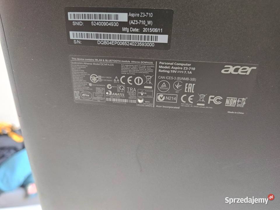 Komputer All i One Acer Aspire Rzeszów