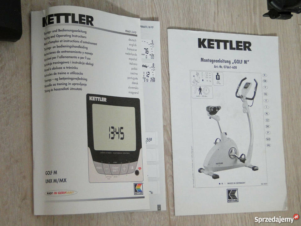 kettler Golf M super rower treningowy Sprzęt do ćwiczeń