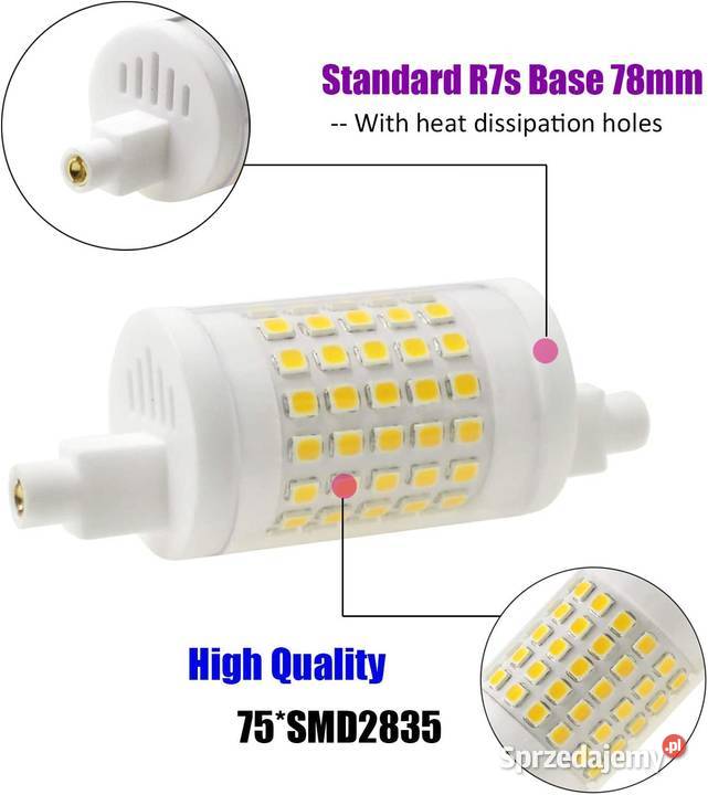 żarówka 10W LED R7S Light Bulbs 78MM Zamość