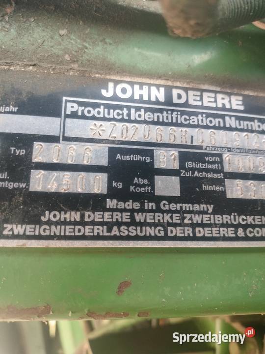 John Deere 2066 kombajn zbożowy 2064 2266 2264 mazowieckie Goworowo sprzedam