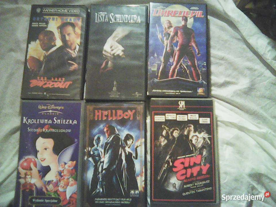 Kolekcja kaset VIDEO VHS 14 sztuk NIE WYSYŁAM Piotrków Trybunalski sprzedam