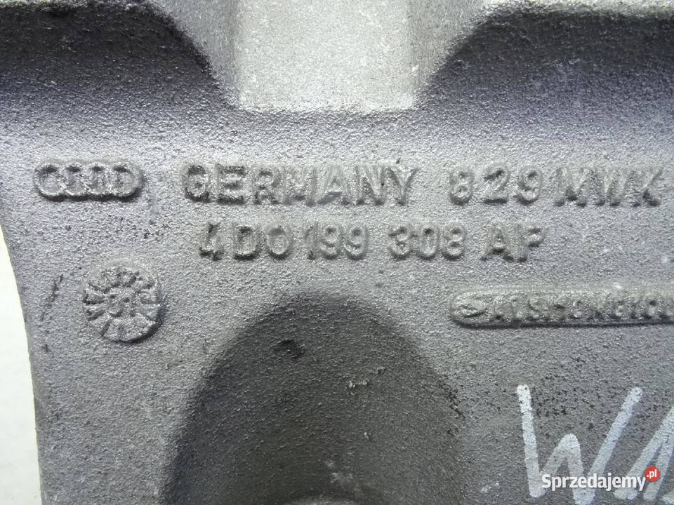 AUDI A8 D2 W12 9902 LAPA WSPORNIK SILNIKA Przemęt