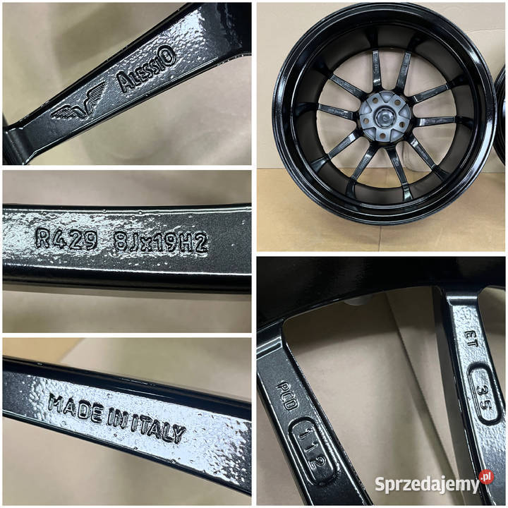 Felgi Alessio Turbo 8Jx19 ET35 5x112 Audi VW BMW