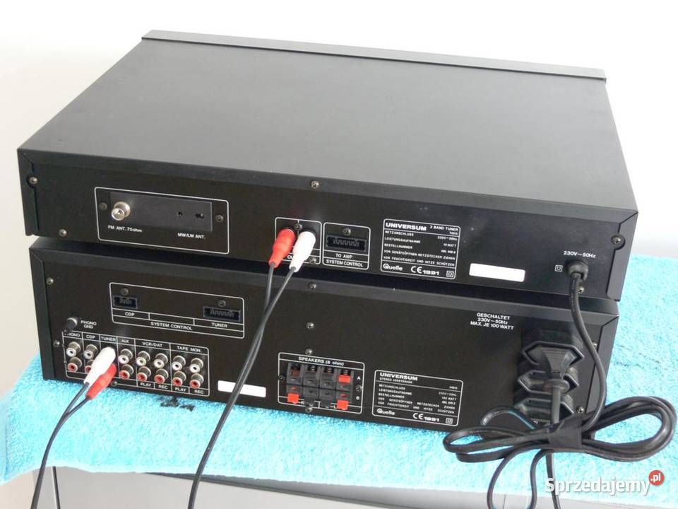 Wzmacniacz i tuner Universum V4315 i T4315 Elektronika Jasło