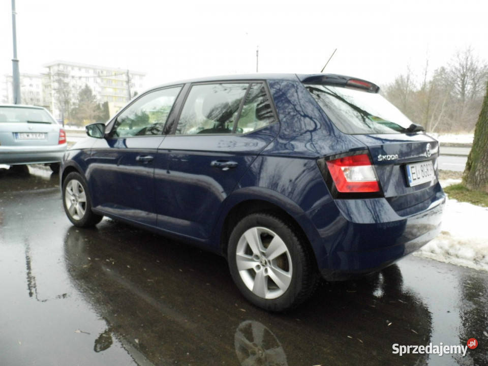 koda Fabia 10 gaz klima III 2014 granatowy