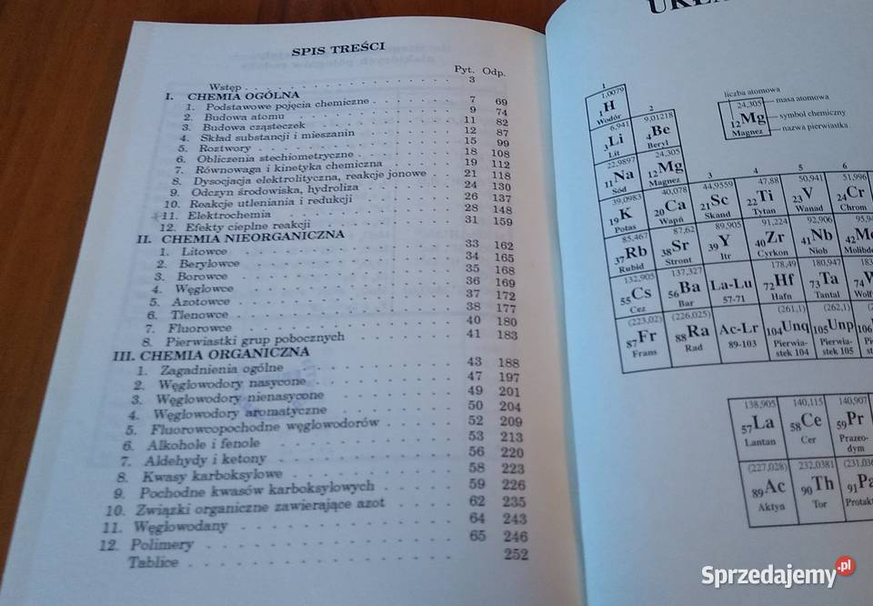 Chemia w pytaniach i odpowiedziach uczniów szkół Gdańsk sprzedam
