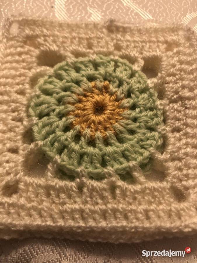 kwadrat babuni pled poduszkanarzuta na mazowieckie Zegrze