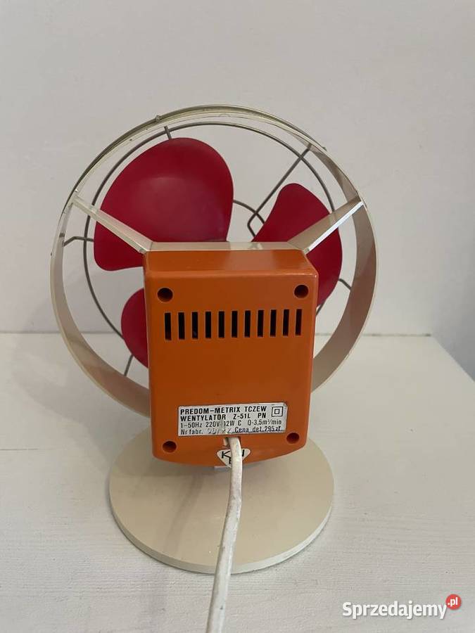 Stary wiatraczek z okresu PRL Predom Metrix Łódź