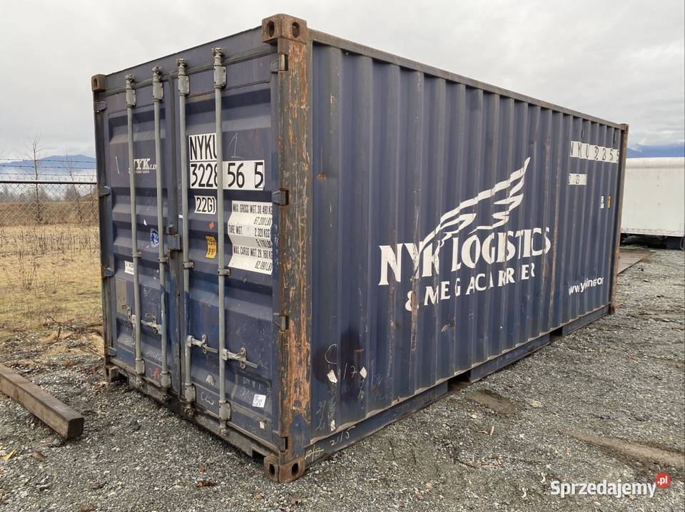 Kontener morski magazynowy 20DV 6 metrowy Opole Lubelskie