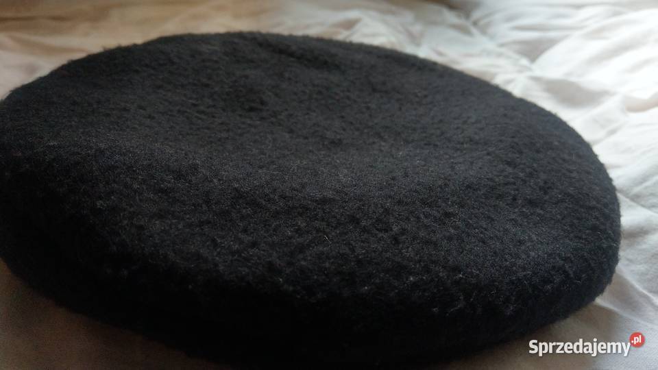 Czarny beret z polaru Polartec wysyłka mazowieckie Warszawa
