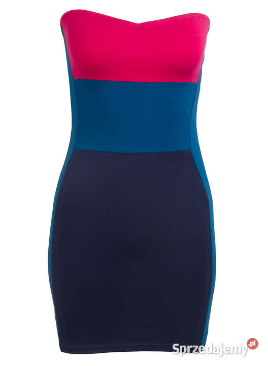 Sukienka ołówkowa pencil bandażowa bandage Asos kolorowy Toruń