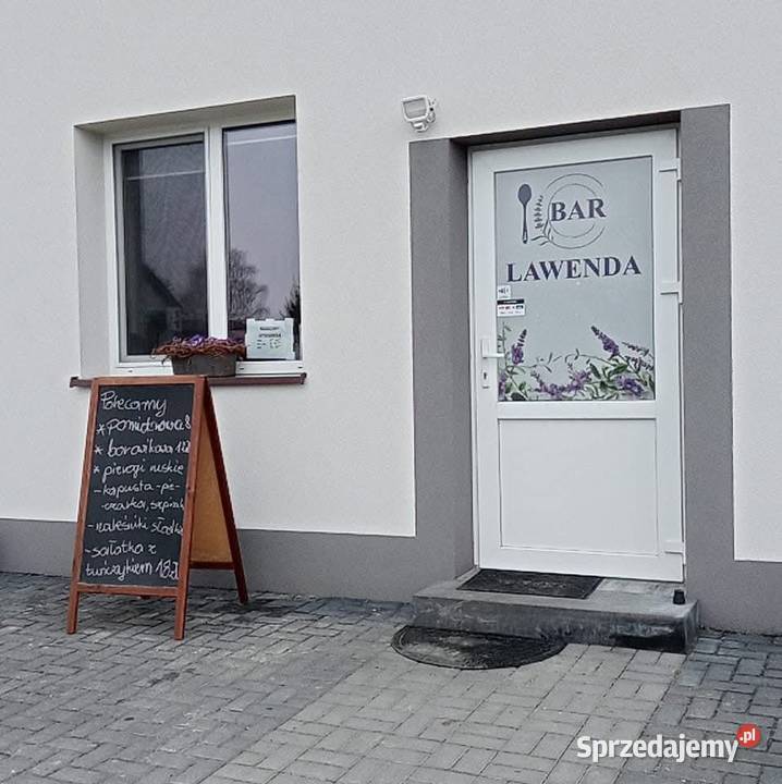 Bar Gastronomiczny Lawenda Piękna sala na klimatyzacja sprzedam