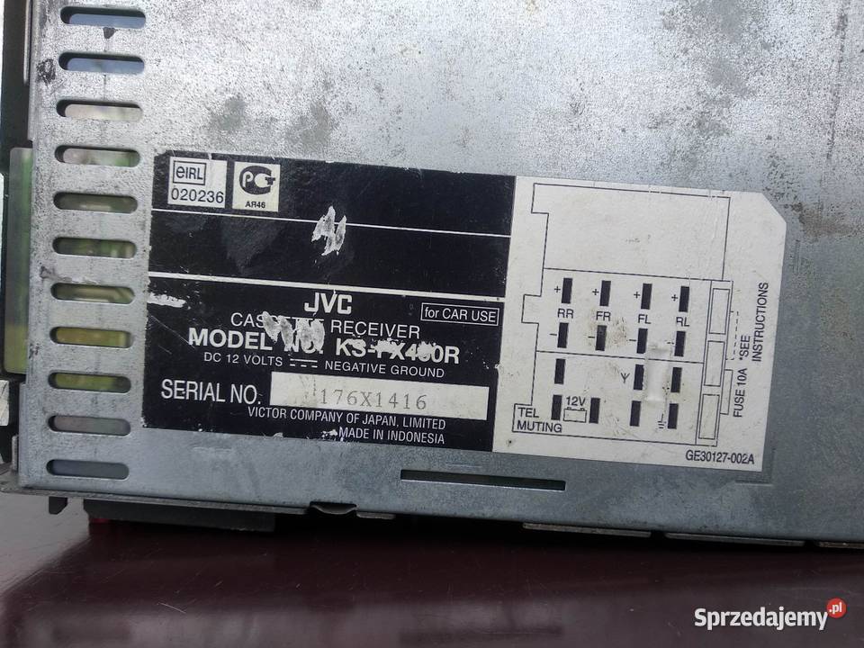 Radio samochodowe JVC KSFX460R youngtimer JVC sprzedam