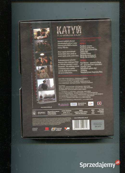 Katyń Film Andrzeja Wajdy Film DVD Szczecin
