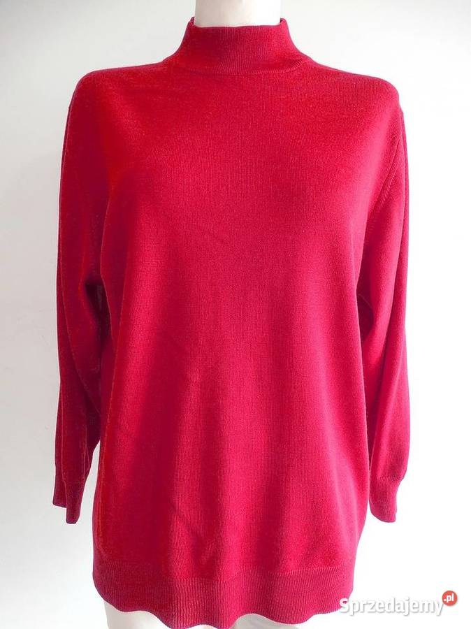 Sweter Wełniany 60 Wełna Fine Merino Pulower Wkładane przez głowę  podlaskie Łomża