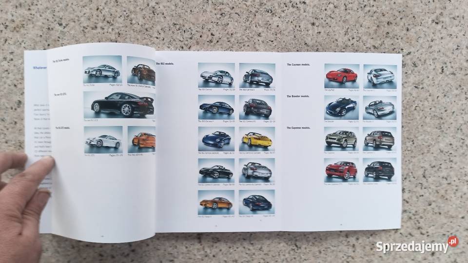 PORSCHE 911 Turbo GT2 GT3 Cayman Boxster Cayenne katalog Bytom