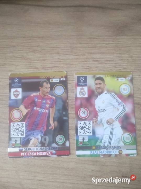 karty piłkarskie UEFA champions leauge 20142015 Żagań