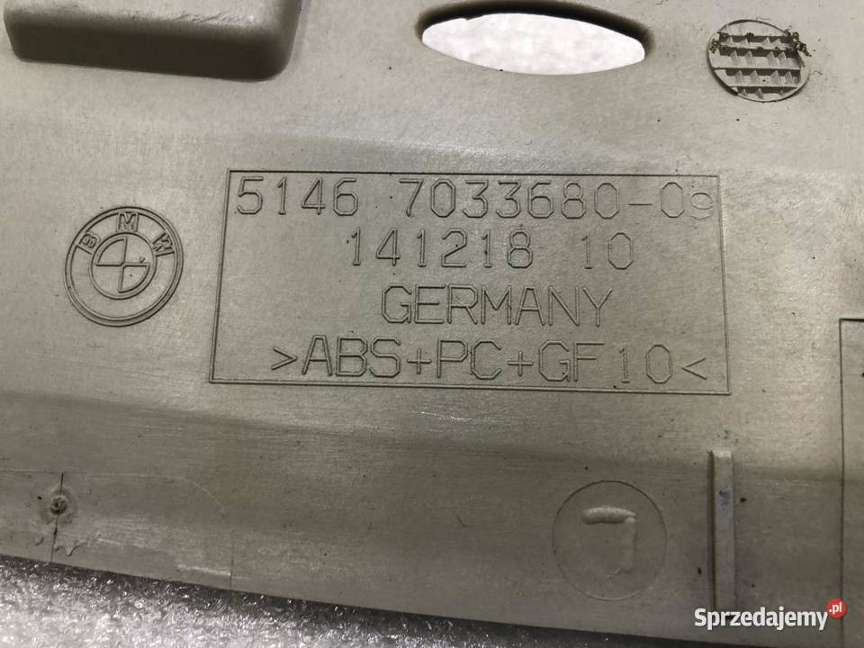 PODSZYBIE TYLNE KRATKA 7033680 BMW E60 osobowe wielkopolskie