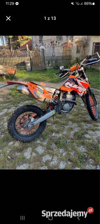 Ktm Excf 250 łańcuch