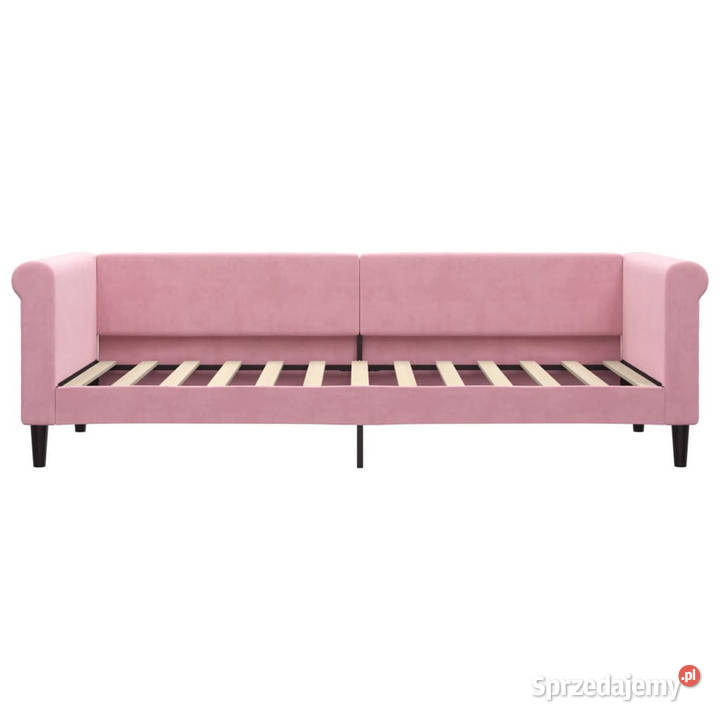 Łóżko dzienne różowe obite aksamitem 80x200 90cm Łóżka mazowieckie Warszawa