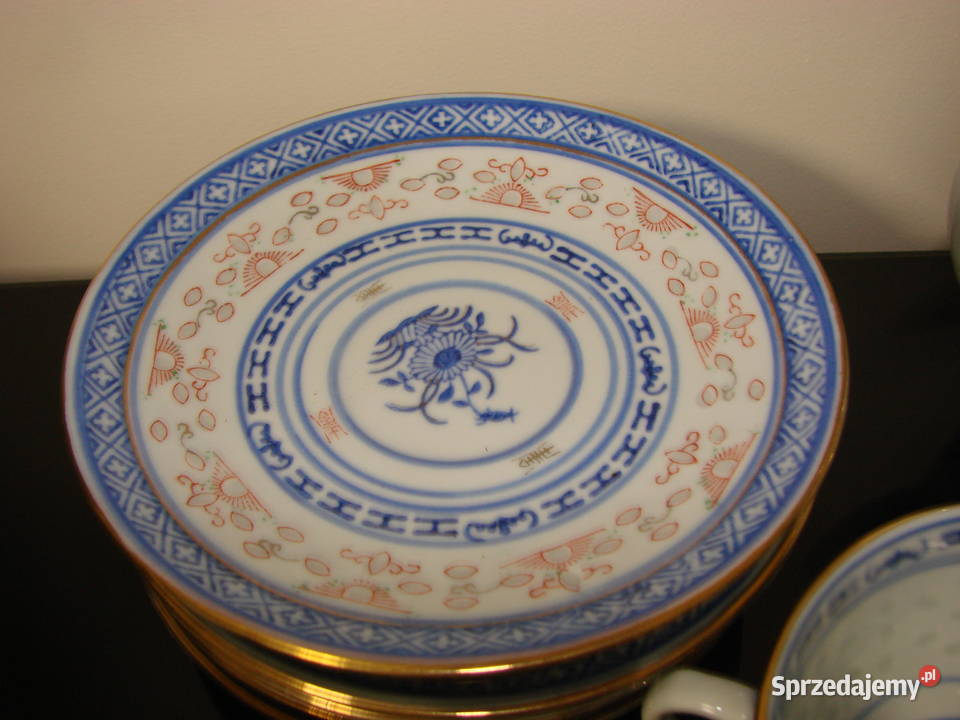 serwis kawowo herbaciany porcelana ryżowa pomorskie Pruszcz Gdański