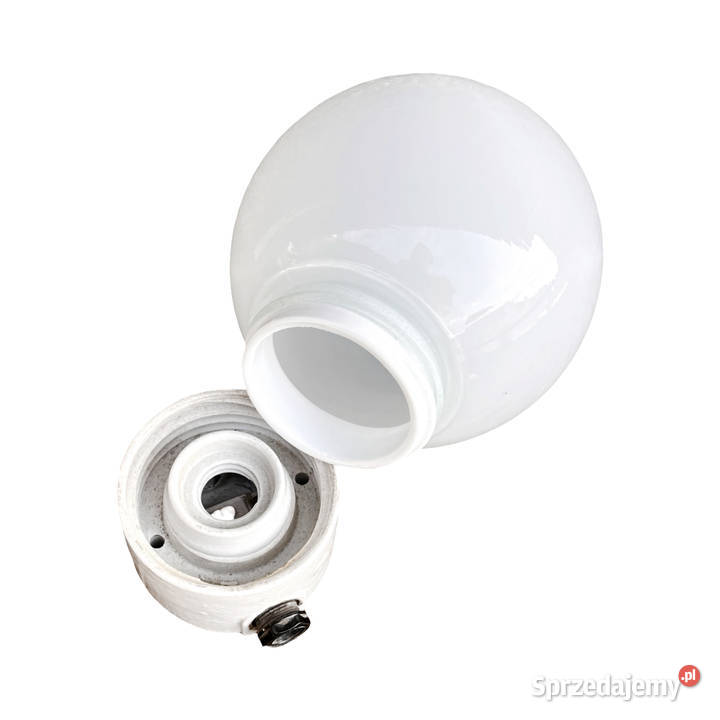 Kinkiet industrialny biały szklany FOTON Polska sprzedam