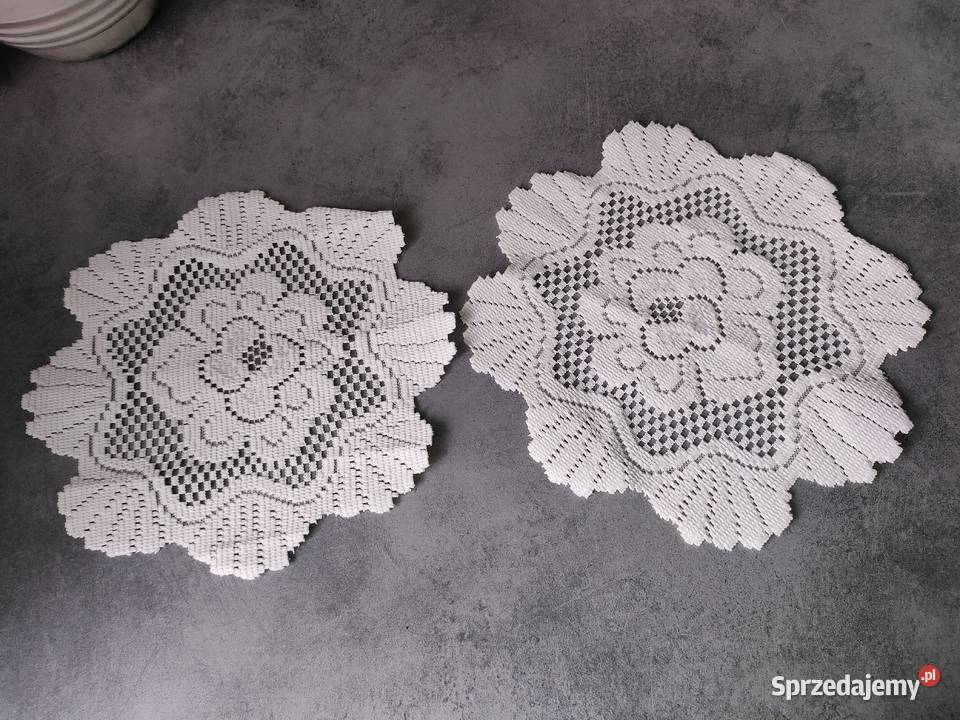 Okrągłe serwetki koronkowe 28 Warszawa