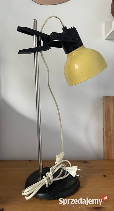 Lampa biurkowa stołowa PRL Polamp Gdańsk