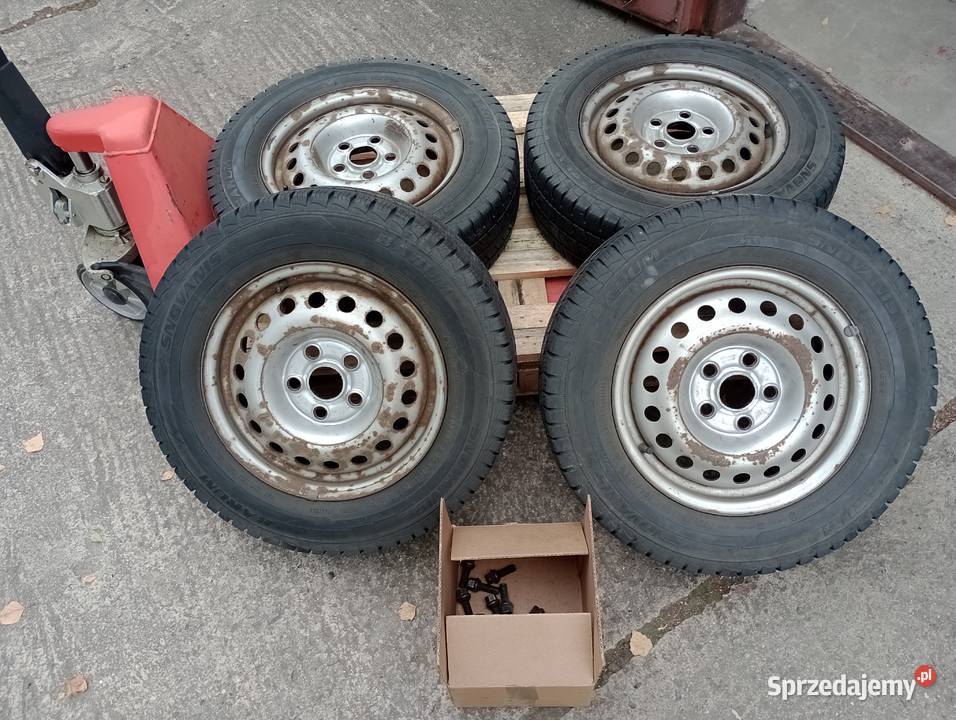 Koła VW Transporter T4 felgi 6J 15 opony zimowe lubuskie Gorzów Wielkopolski