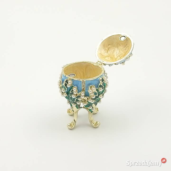 Jajko jajo faberge pojemniki szkatułka Szkatułki i pudełeczka