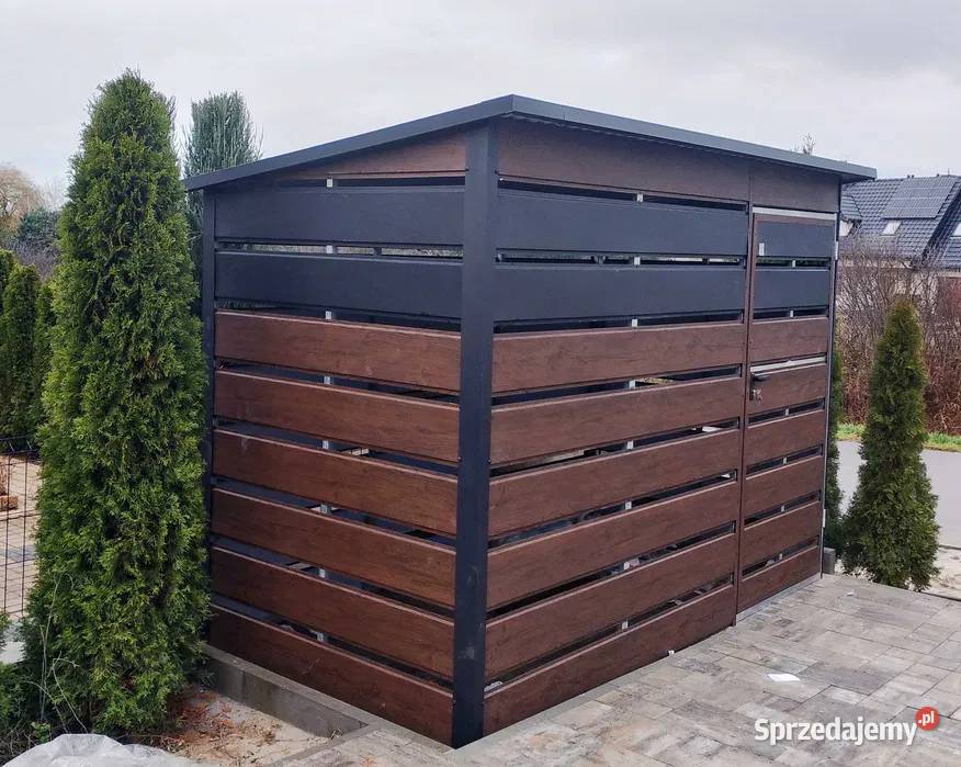 Duża Wiata śmietnikowa Altana na śmieci kujawsko-pomorskie Brodnica