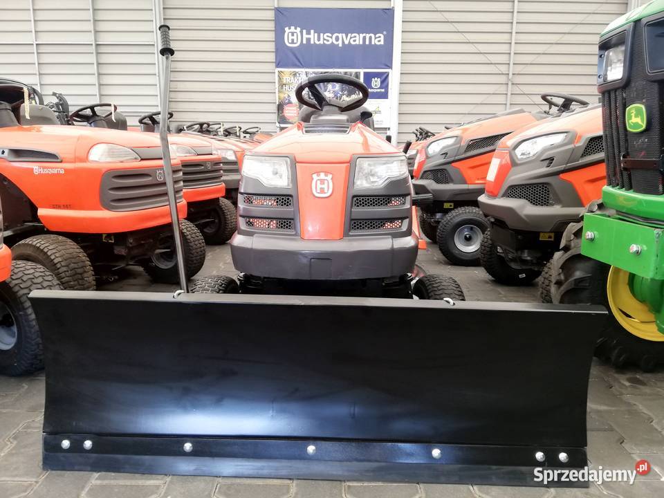 Kosiarka traktorek ogrodowy z pługiem Husqvarna Kobiele Wielkie
