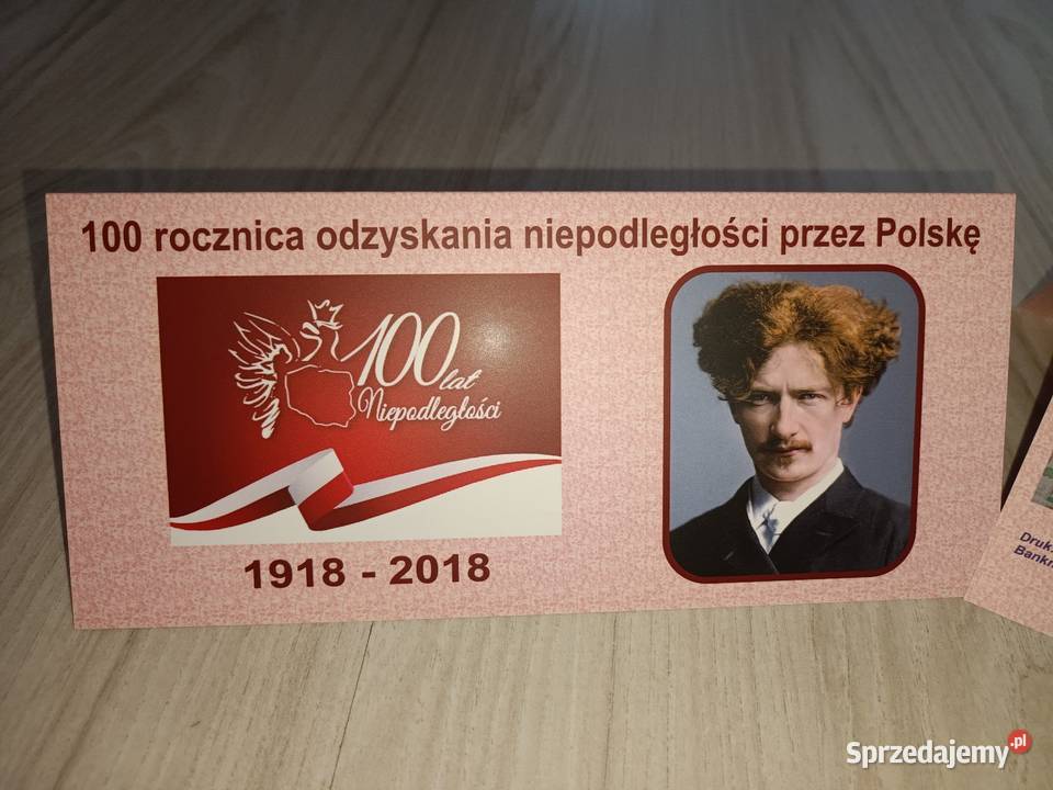 Banknot nowość 100 rocznica odzyskania Polskę zachodniopomorskie Goleniów sprzedam