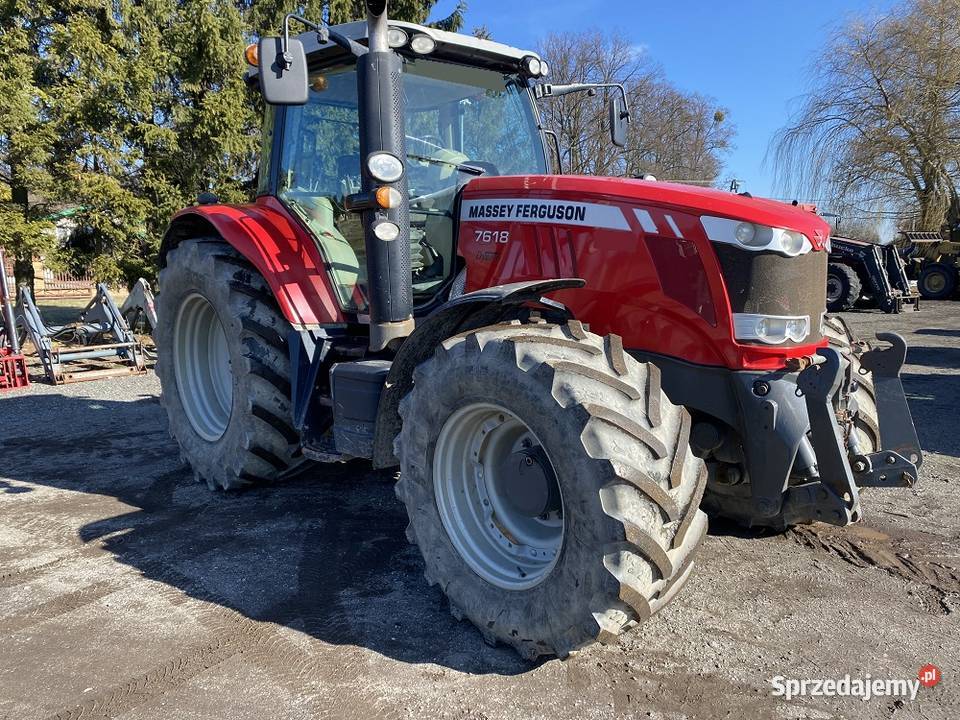 Ciągnik Massey Ferguson 7618 Dyna6 2014r Massey Ferguson Biała