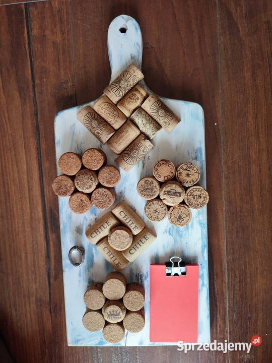 Deska korkowa na zapiski biżuterie biuro Rękodzieło wielkopolskie Poznań