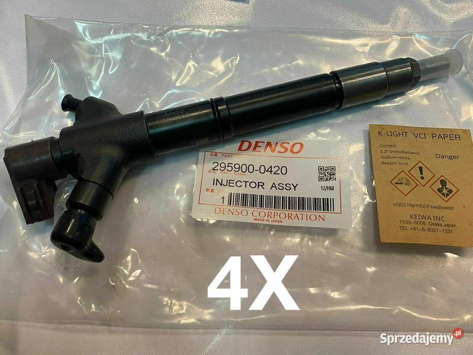 4x Wtryskiwacz 236700R080 2367026050 DCRI200410 Katowice