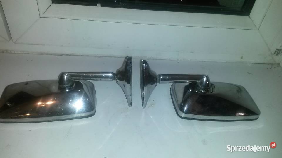 Oryginalne sygnowane stare lusterka retro TPRT Poznań sprzedam